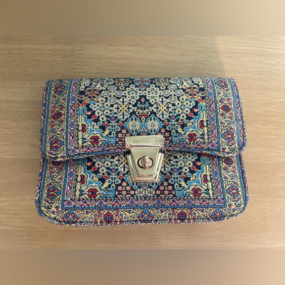 Colorful Tapestry Clutch